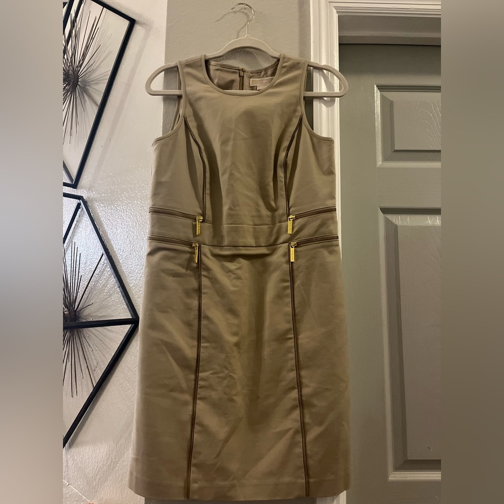 Tan MK dress